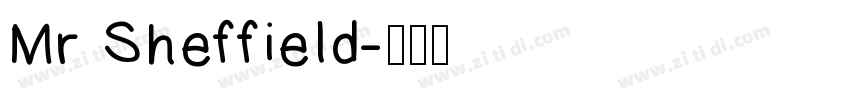 Mr Sheffield字体转换